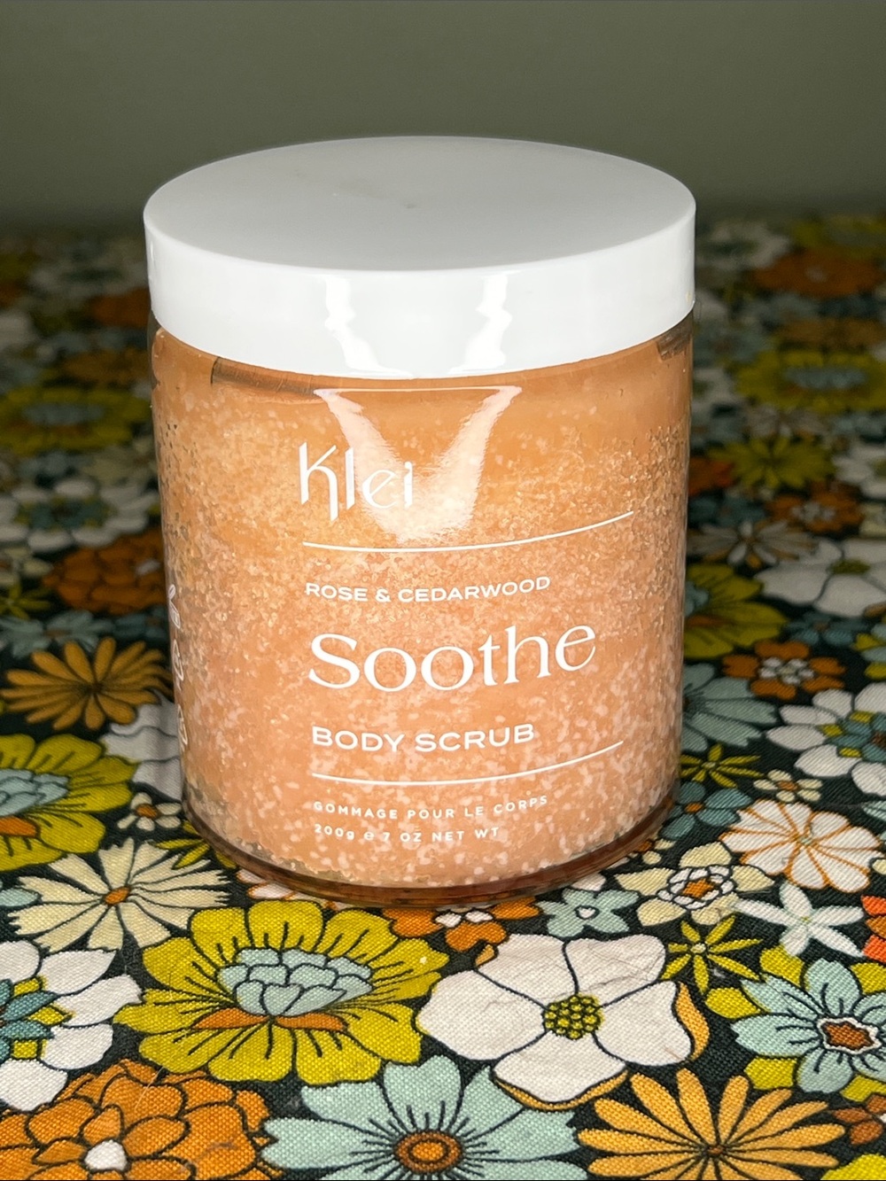 Klei Soothe Rose & Cedarwood Body Scrub